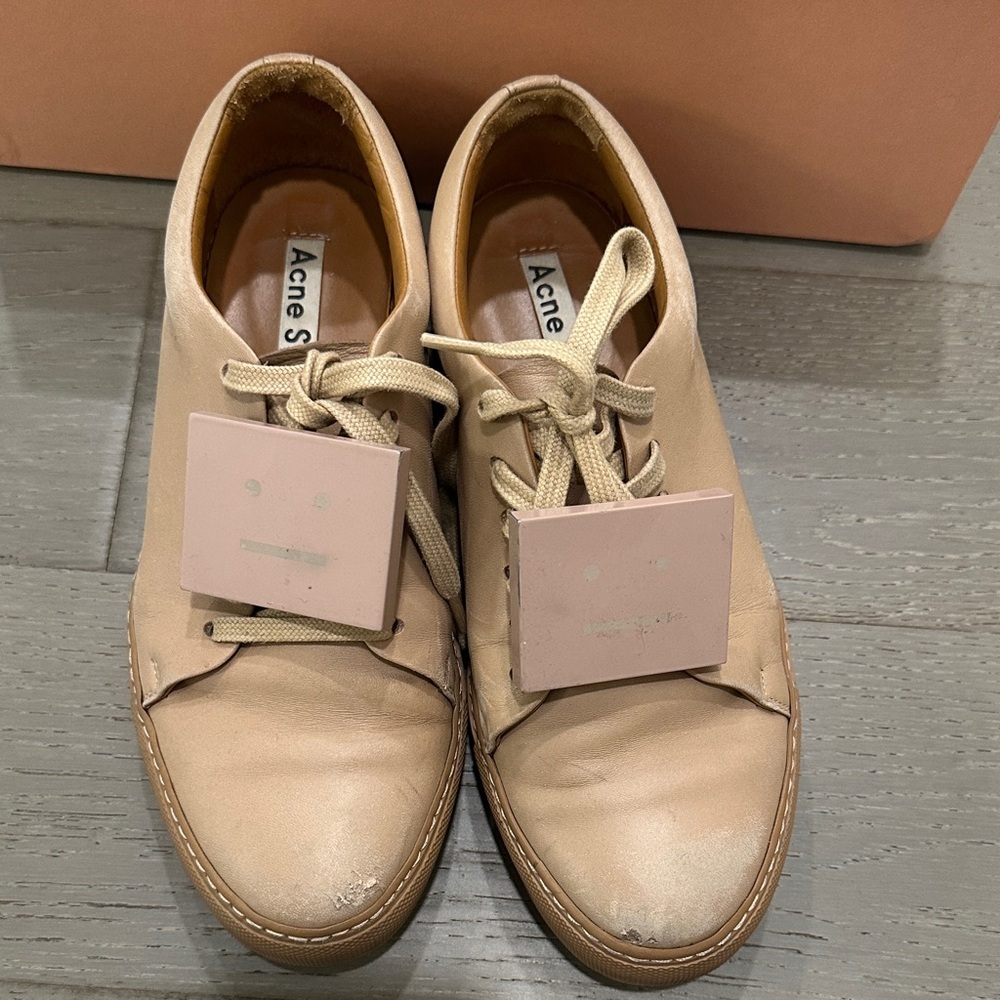 Acne Sneakers in Dusty Pink